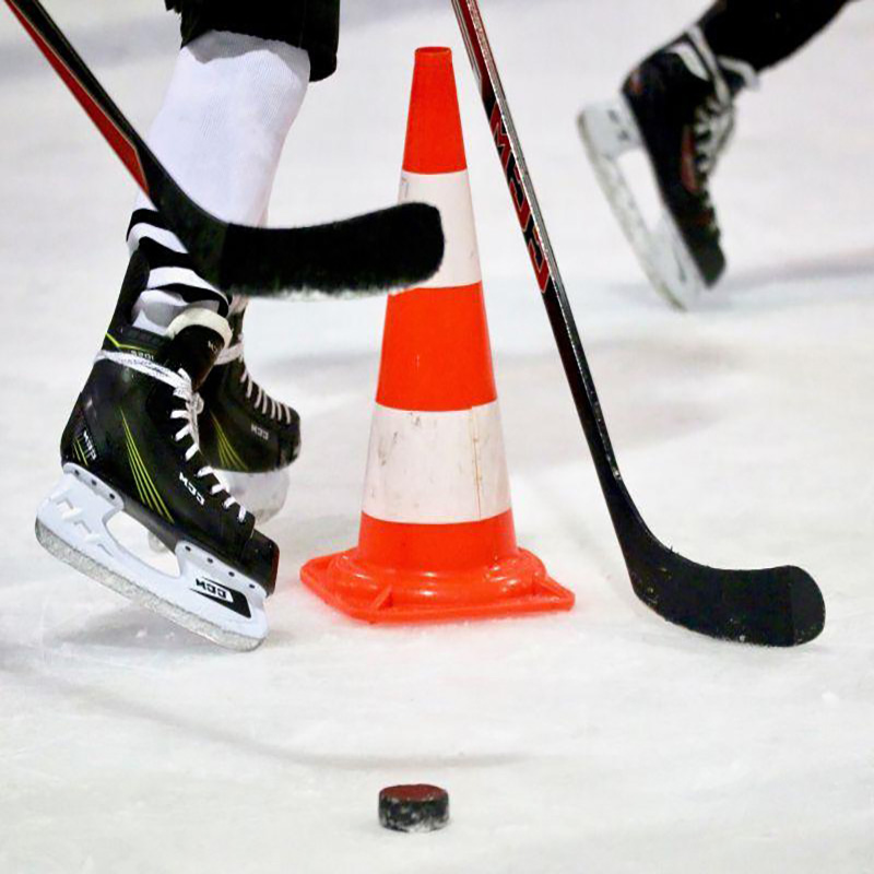 Almohadilla de tiro de hockey al aire libre