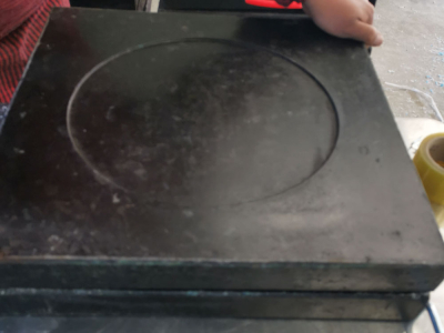 Placa de estabilizador de grúa