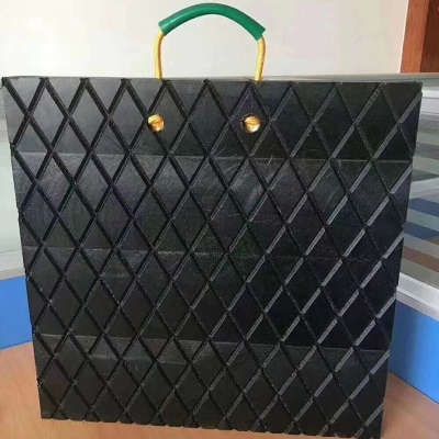 Esteras de carretera temporales de polietileno plástico con patrón antideslizante especial