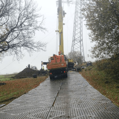 Tapetes para el suelo de construcción