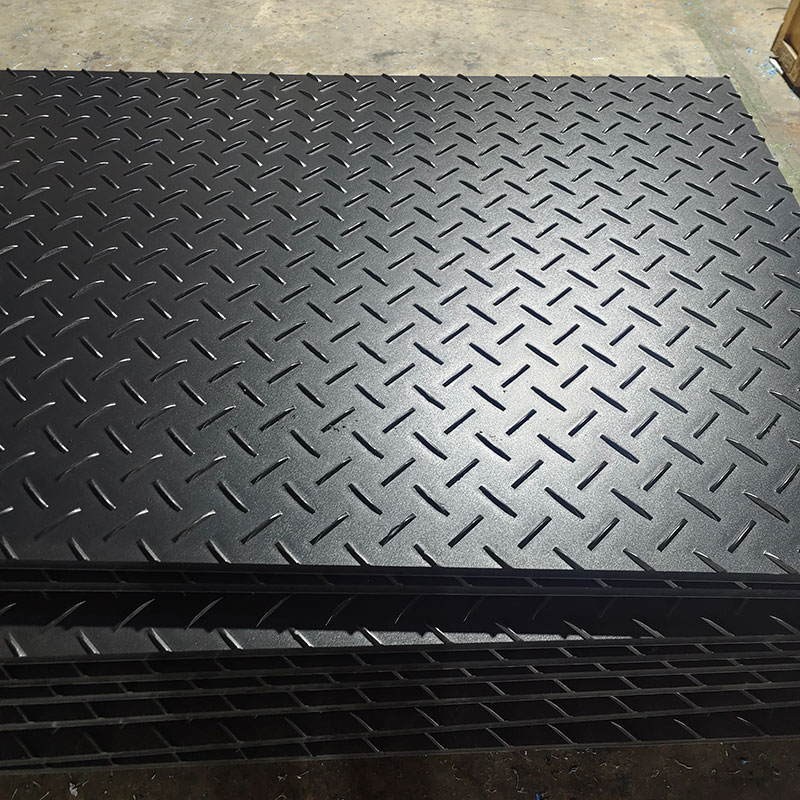 Esteras protectoras de piso de obligación pesada con núcleo de orificio de HDPE Hdpe Hole Cored Heavy Obligation Floor Protecting Mats